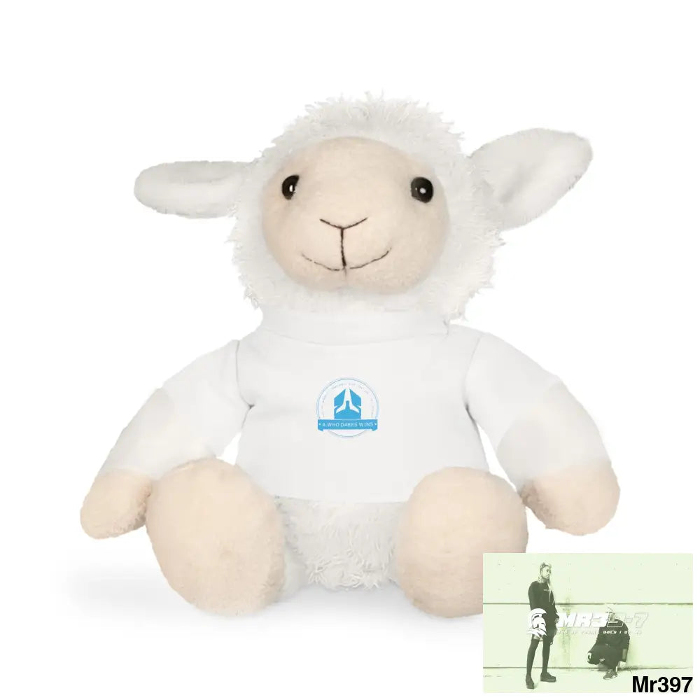 A Who Dares Wins Plush Toy with T-Shirt Sheep / White / One size Accessories