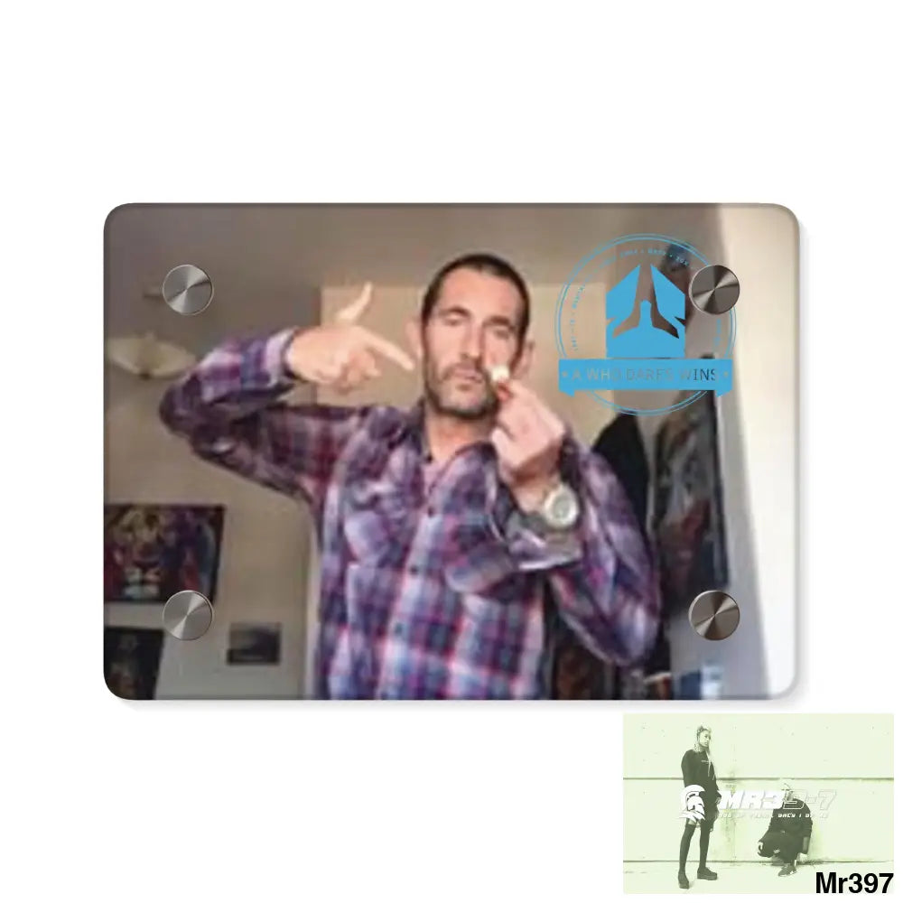 A Who Dares Wins Shrewsbury 2016 Mardol SAS HQ 1 Penny Acrylic Wall Art Panels 7’’ x 5’’ (Horizontal) / 0.25’’ Home