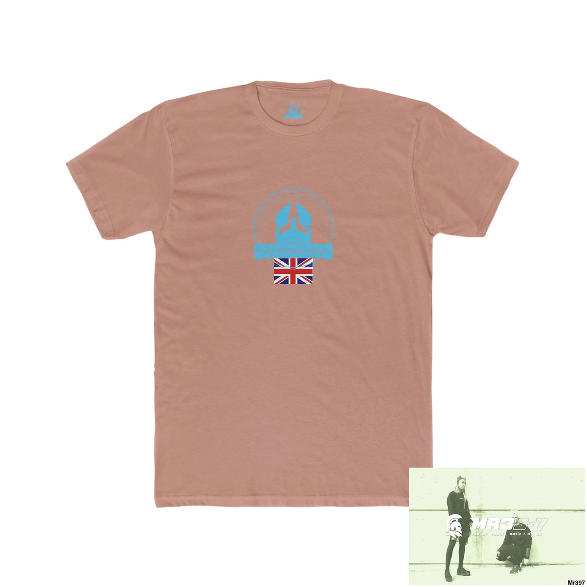 A Who Dares Wins Shropshire 2022-23 The Albanians Men’s Cotton Crew Tee Solid Desert Pink / S T-Shirt