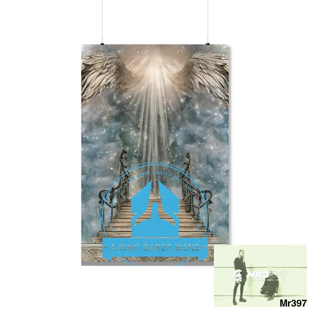 A Who Dares Wins stairway to heaven. Matte Vertical Posters 24″ x 36″ / Matte Poster