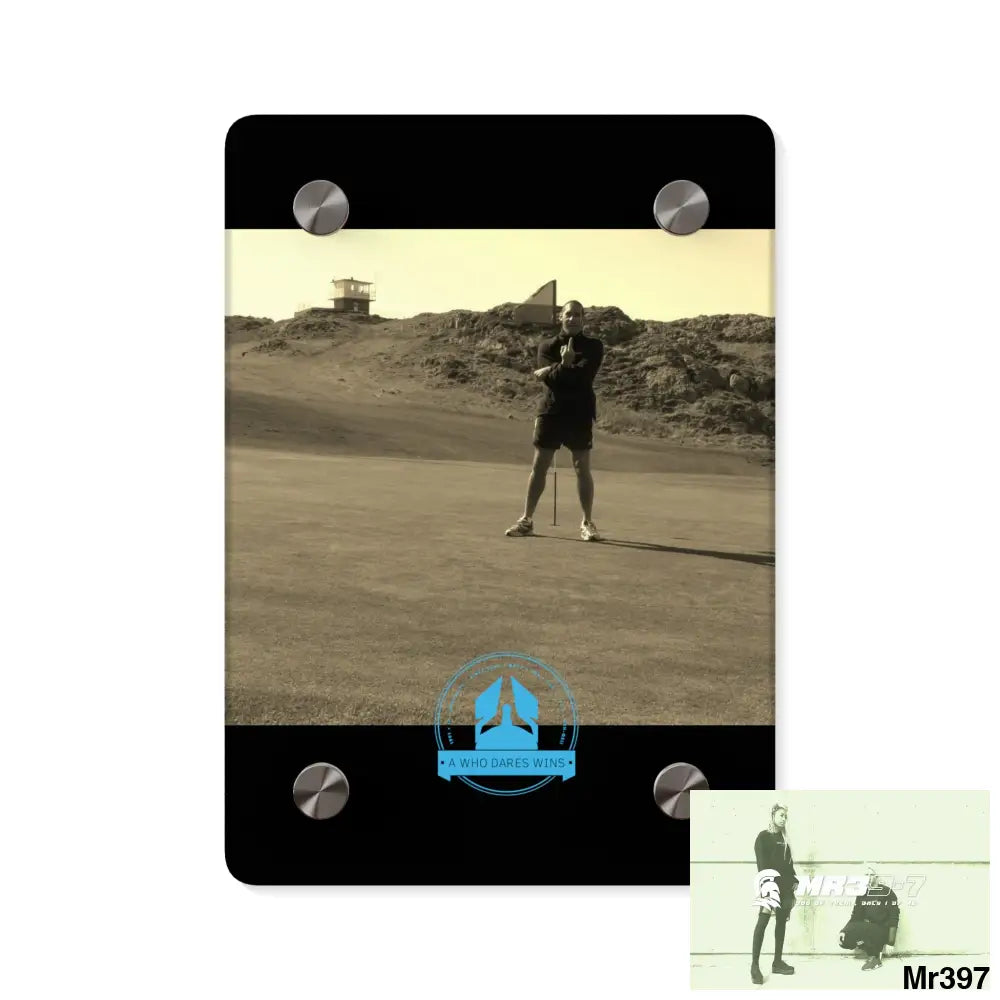 A Who Dares Wins Strike A on Barmouth - Morfa Nefyn 20X hole No 13 Acrylic Wall Art Panels Home Decor