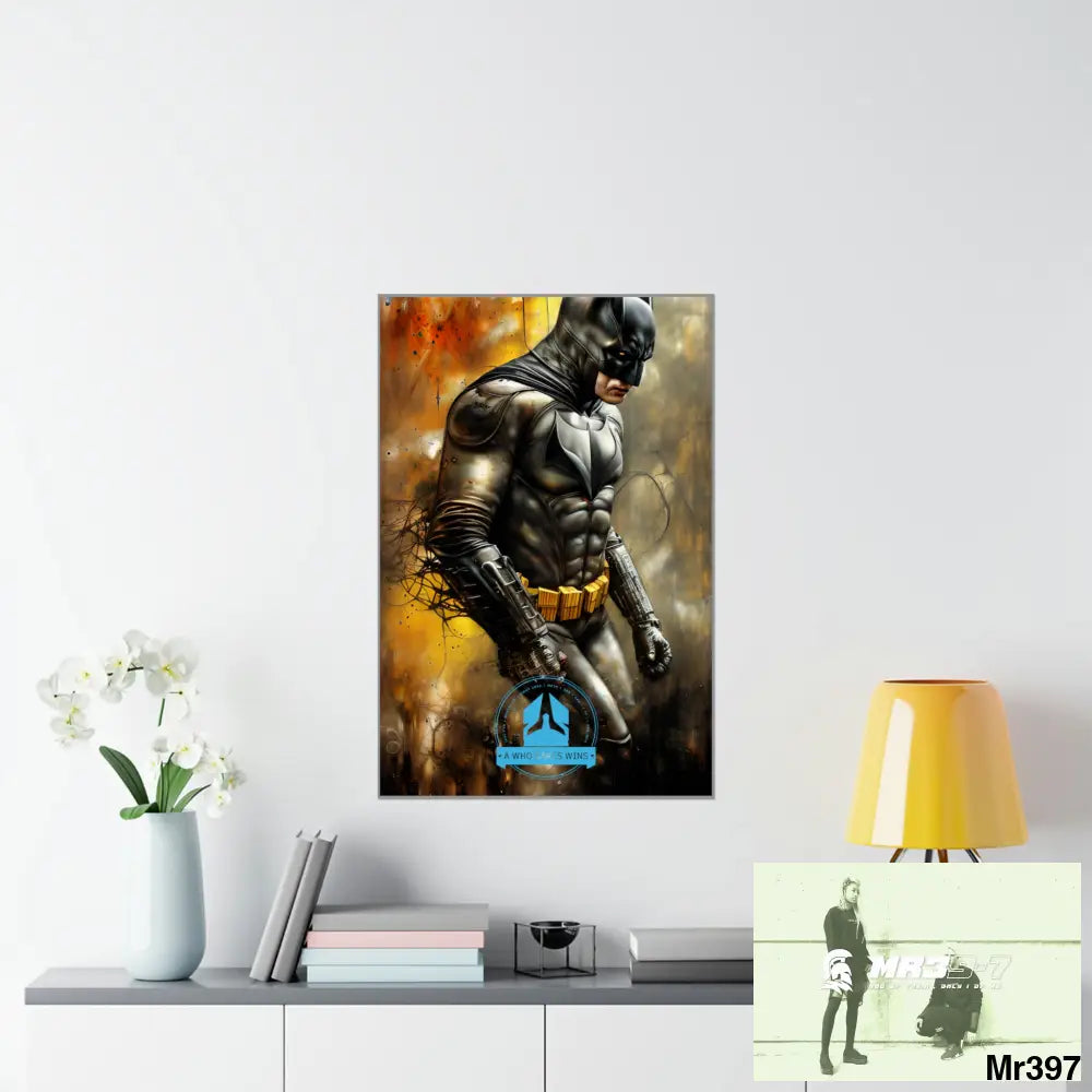 A Who Dares Wins Super Resolution Batpain Steampunk Graphic Matte Vertical Posters 24″ x 36″ / Matte Poster