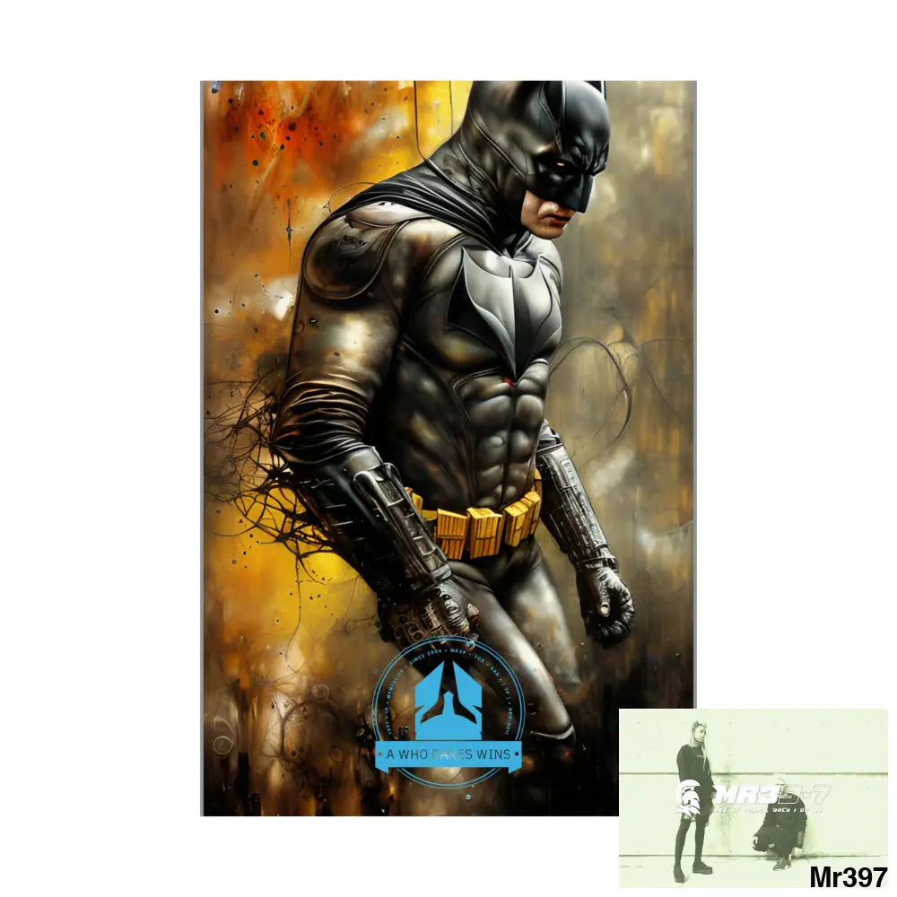 A Who Dares Wins Super Resolution Batpain Steampunk Graphic Matte Vertical Posters Poster