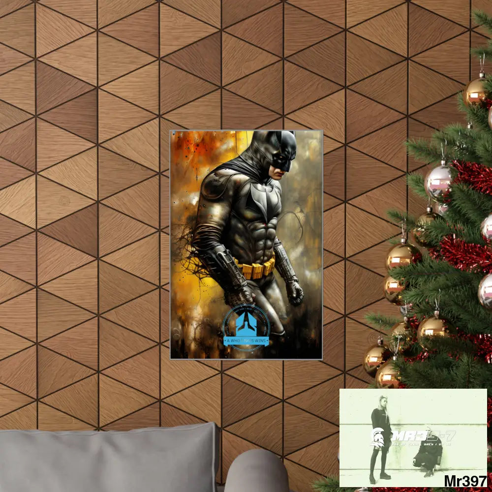 A Who Dares Wins Super Resolution Batpain Steampunk Graphic Matte Vertical Posters Poster