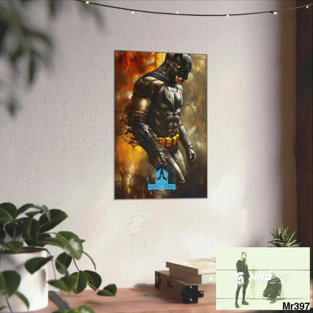 A Who Dares Wins Super Resolution Batpain Steampunk Graphic Matte Vertical Posters Poster