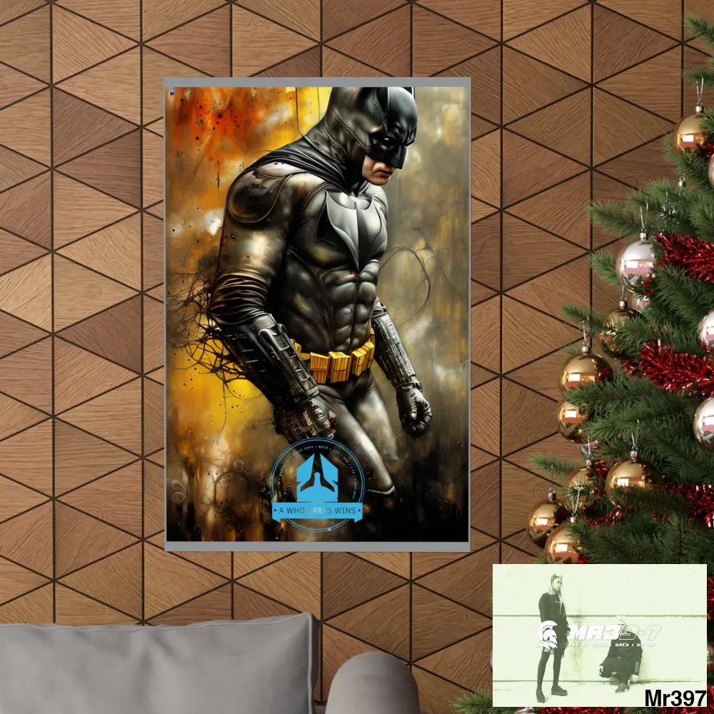 A Who Dares Wins Super Resolution Batpain Steampunk Graphic Matte Vertical Posters Poster