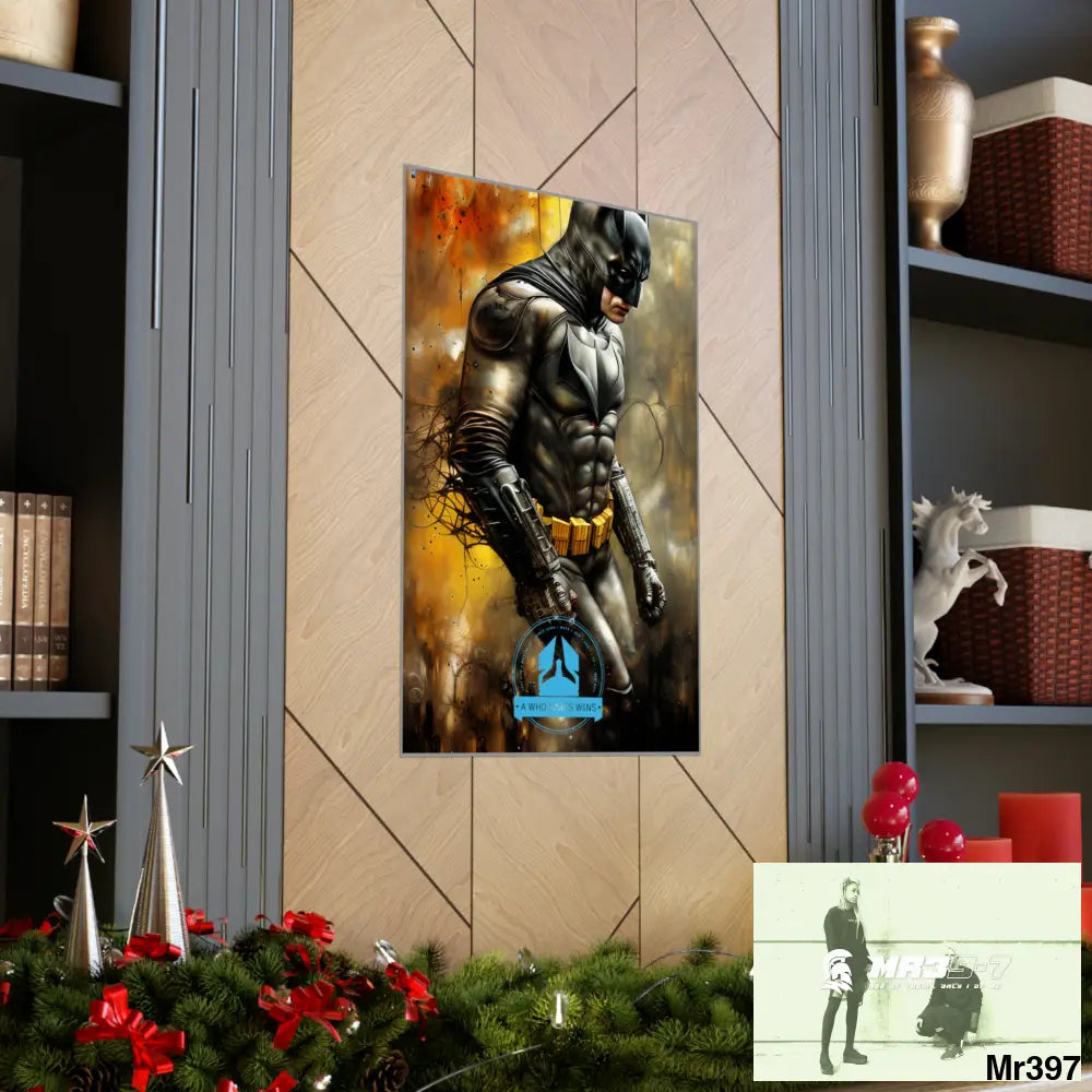 A Who Dares Wins Super Resolution Batpain Steampunk Graphic Matte Vertical Posters Poster