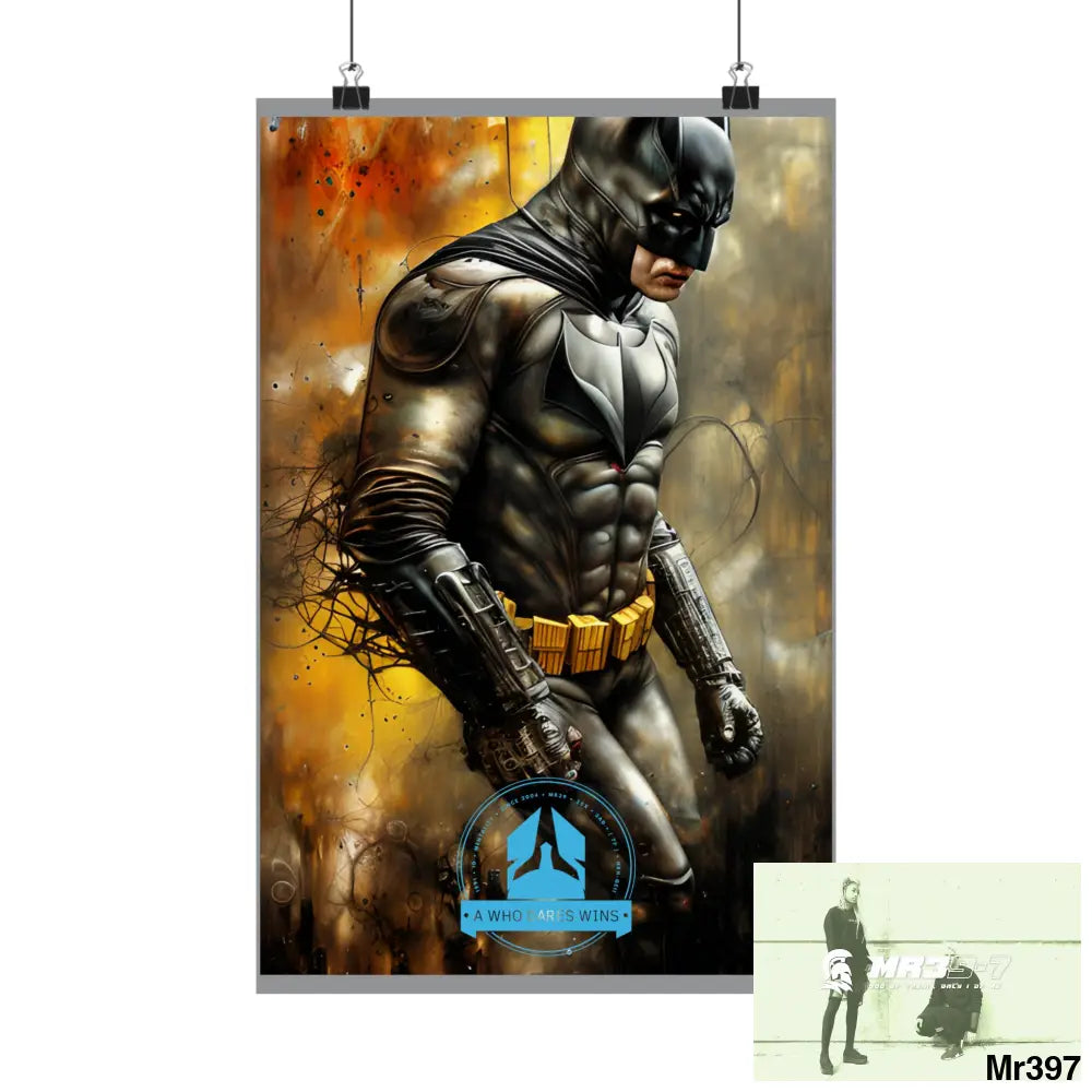 A Who Dares Wins Super Resolution Batpain Steampunk Graphic Matte Vertical Posters Poster