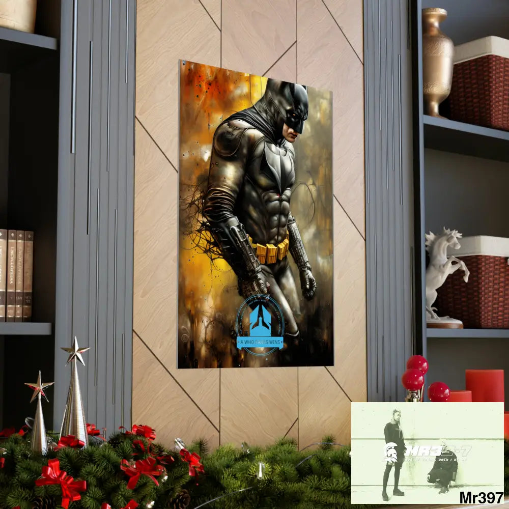 A Who Dares Wins Super Resolution Batpain Steampunk Graphic Matte Vertical Posters Poster