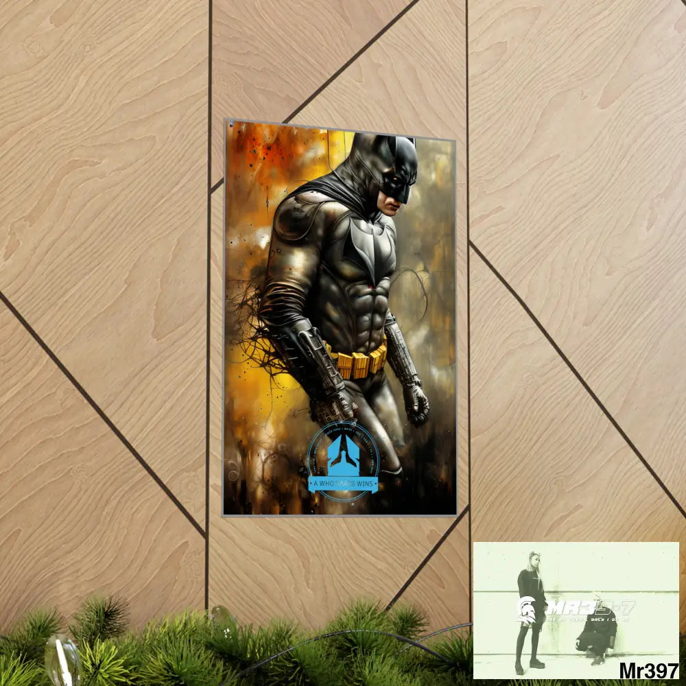 A Who Dares Wins Super Resolution Batpain Steampunk Graphic Matte Vertical Posters Poster