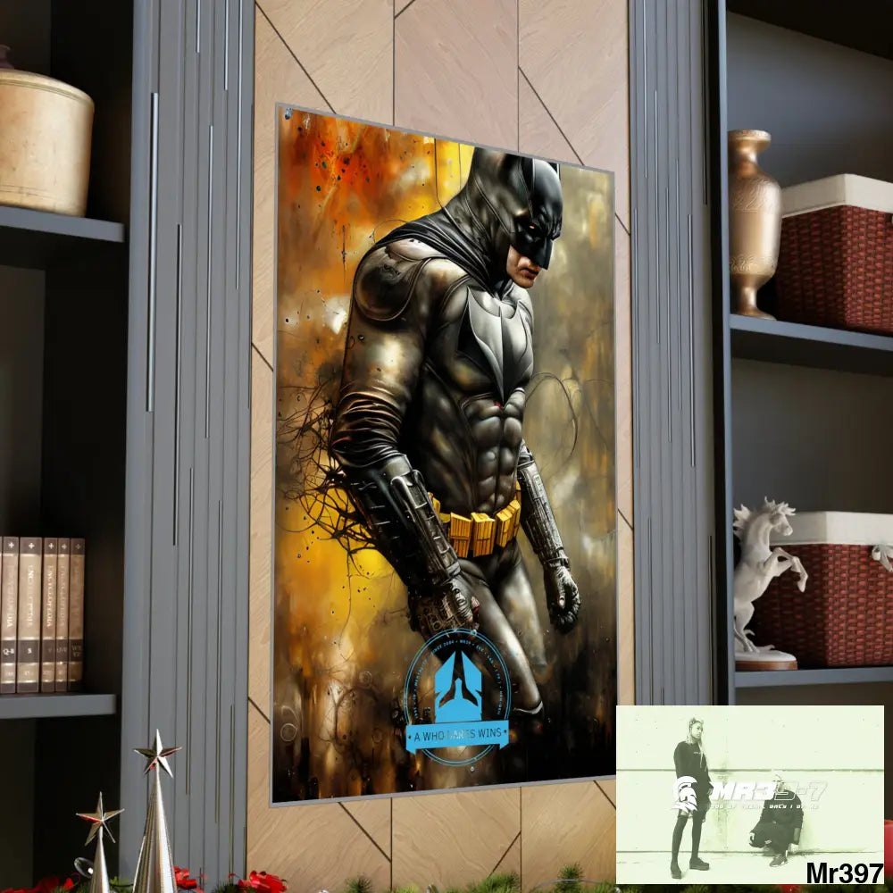 A Who Dares Wins Super Resolution Batpain Steampunk Graphic Matte Vertical Posters Poster
