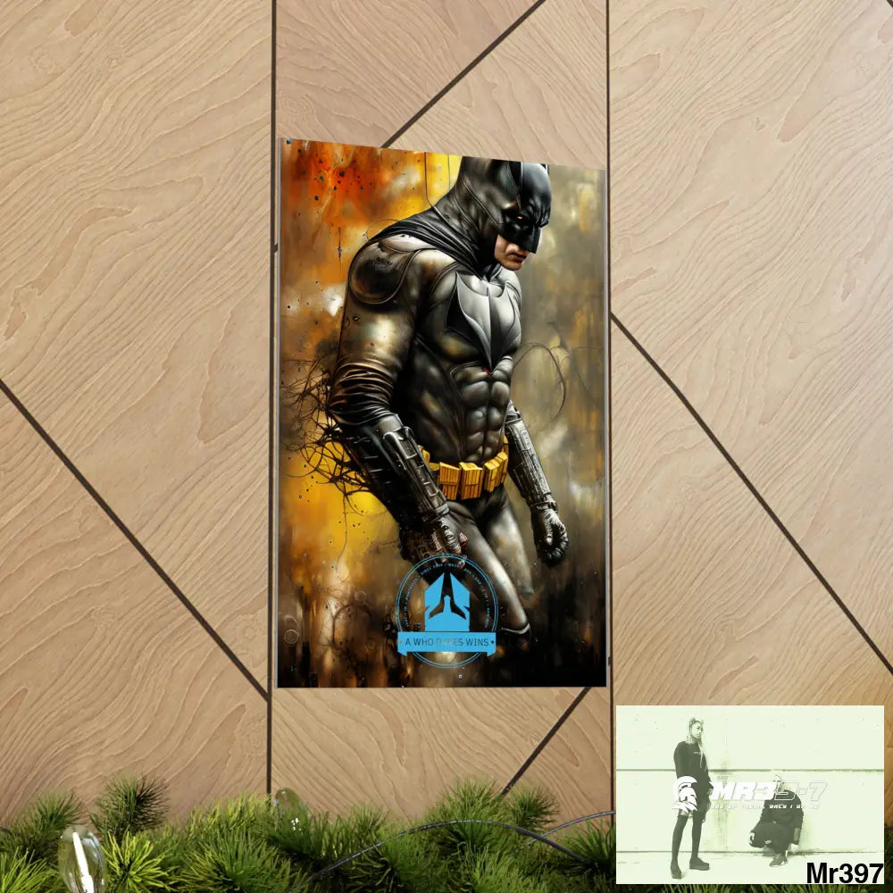 A Who Dares Wins Super Resolution Batpain Steampunk Graphic Matte Vertical Posters Poster