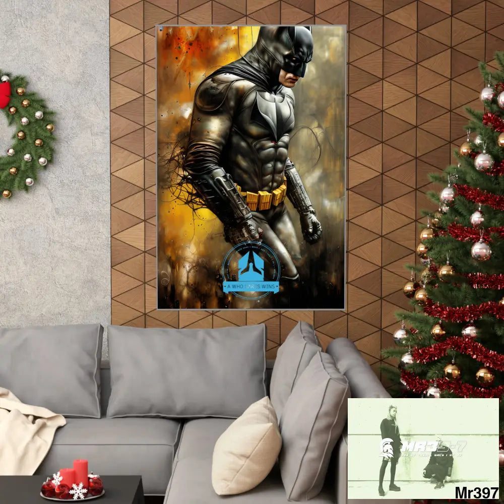 A Who Dares Wins Super Resolution Batpain Steampunk Graphic Matte Vertical Posters Poster