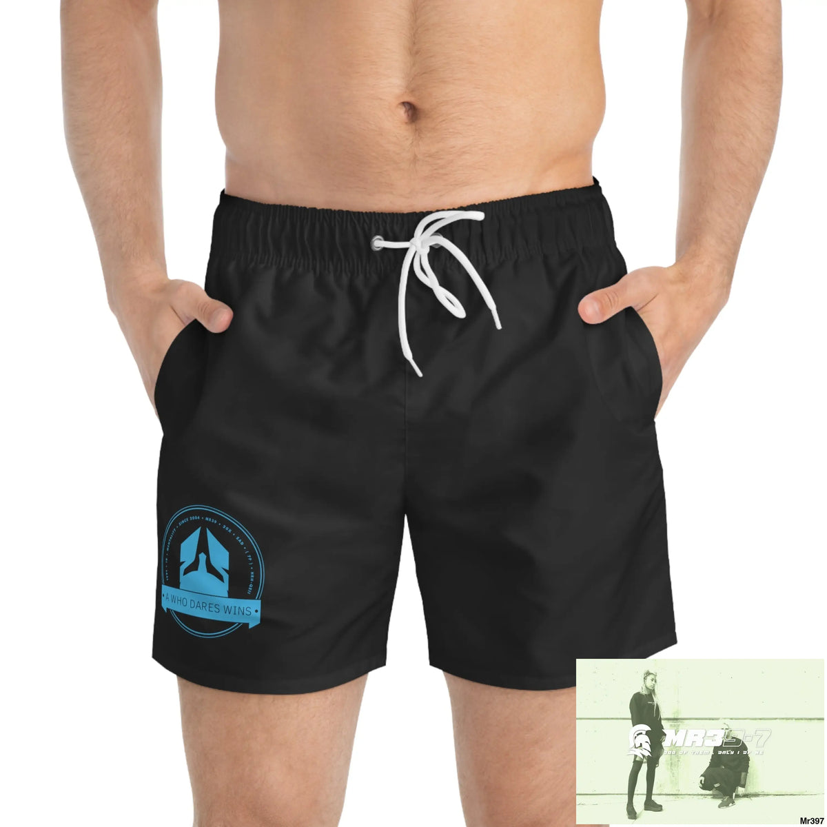 A Who Dares Wins Swim Trunks (AOP) All Over Prints