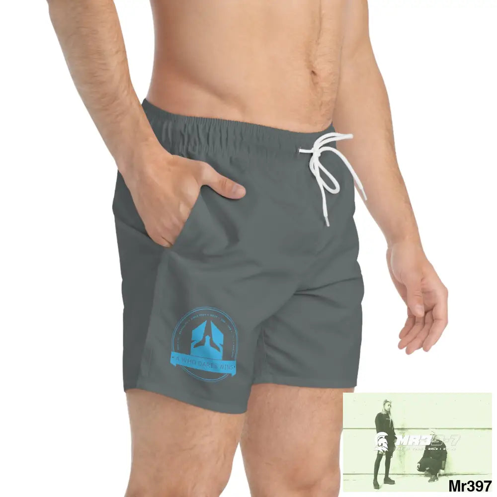 A Who Dares Wins Swim Trunks (AOP) All Over Prints