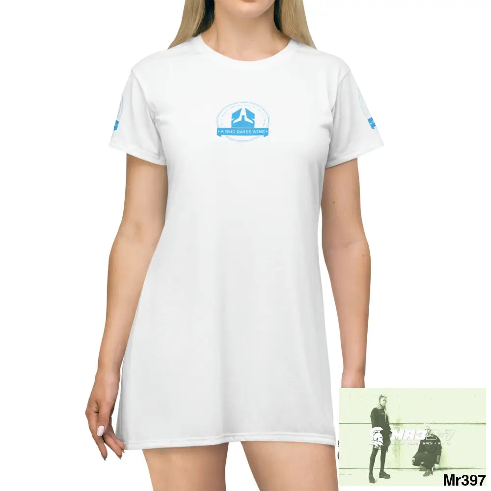 A Who Dares Wins T-Shirt Dress (AOP) All Over Prints
