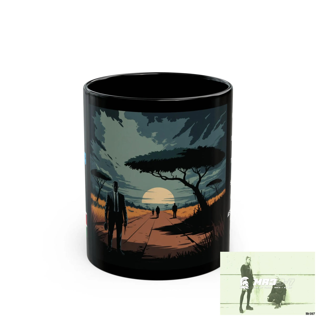 A Who Dares Wins Tactical SAS Kenya 2015 trip AI 7 Themed 11oz Black Mug GB 11oz Mug