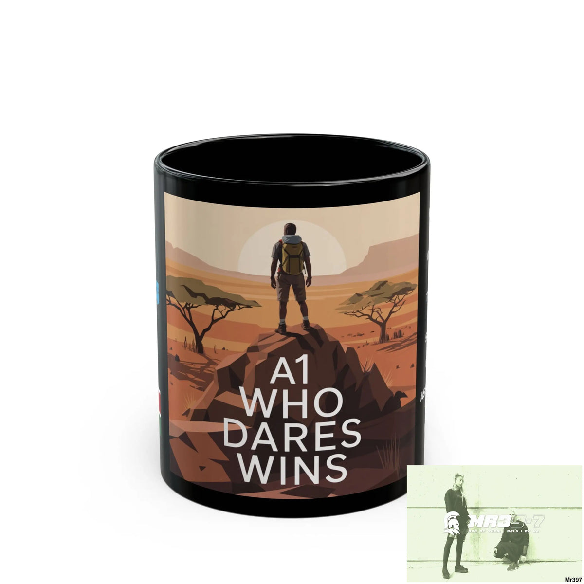 A Who Dares Wins Tactical SAS Kenya 2015 trip AI Blog no11 Themed 11oz Black Mug GB 11oz Mug