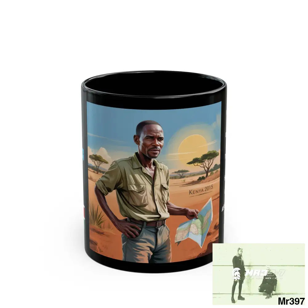 A Who Dares Wins Tactical SAS Kenya 2015 trip AI Blog no2 Themed 11oz Black Mug GB 11oz Mug