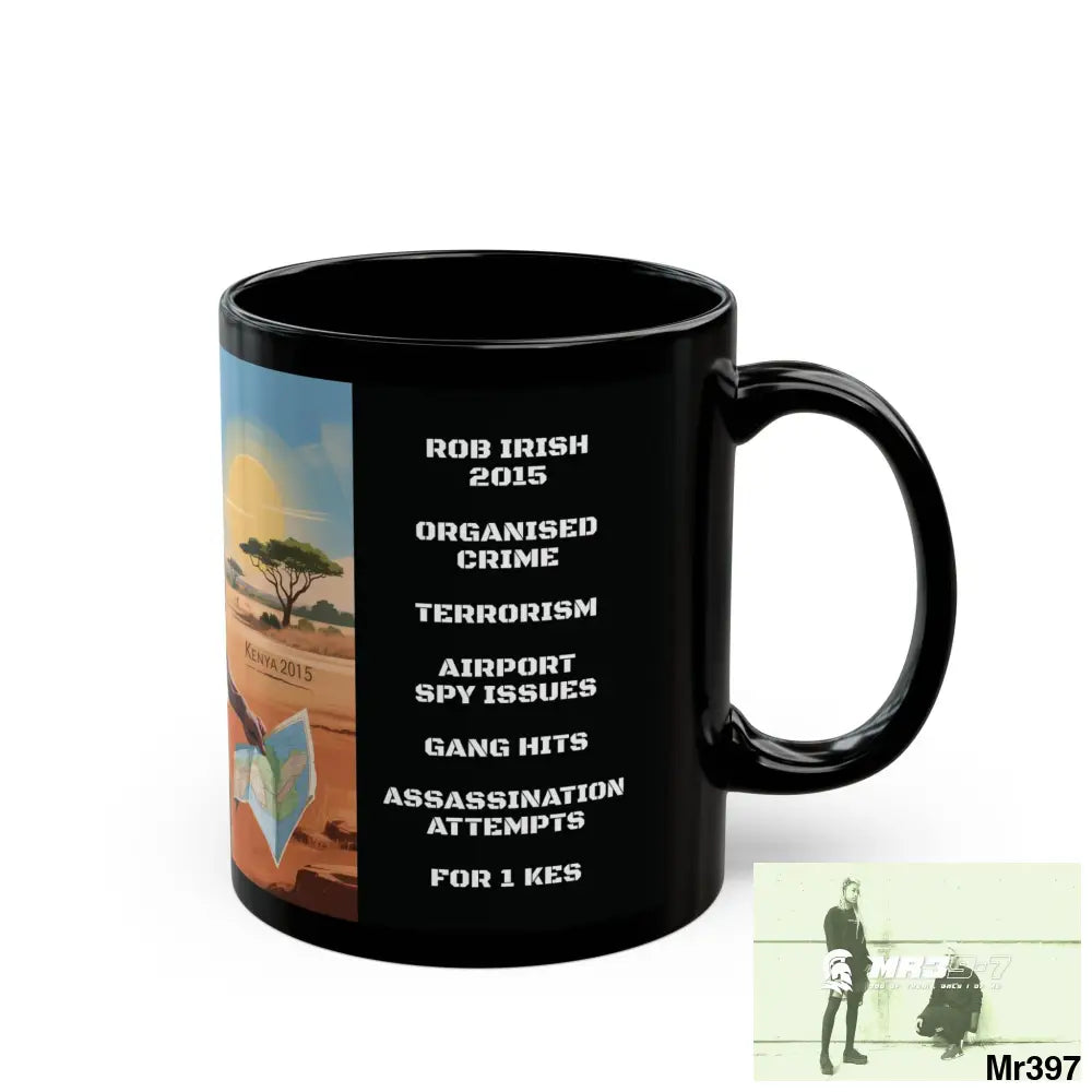 A Who Dares Wins Tactical SAS Kenya 2015 trip AI Blog no2 Themed 11oz Black Mug GB 11oz Mug