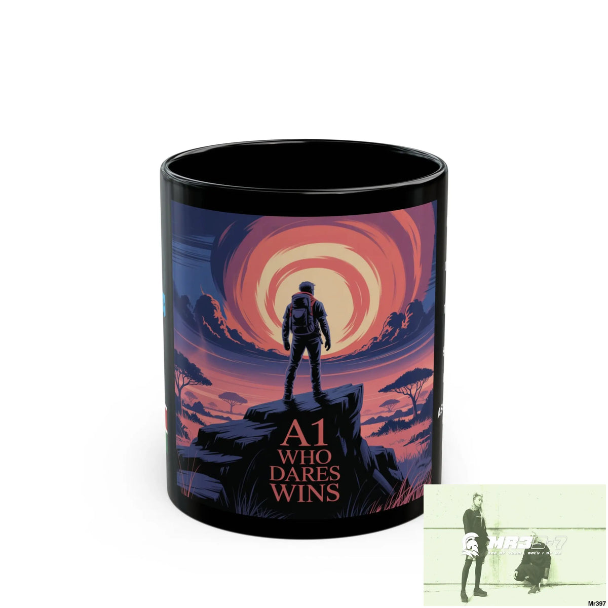 A Who Dares Wins Tactical SAS Kenya 2015 trip AI Blog no4 Themed 11oz Black Mug GB 11oz Mug
