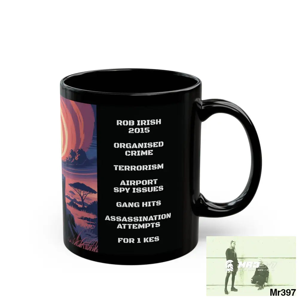 A Who Dares Wins Tactical SAS Kenya 2015 trip AI Blog no4 Themed 11oz Black Mug GB 11oz Mug