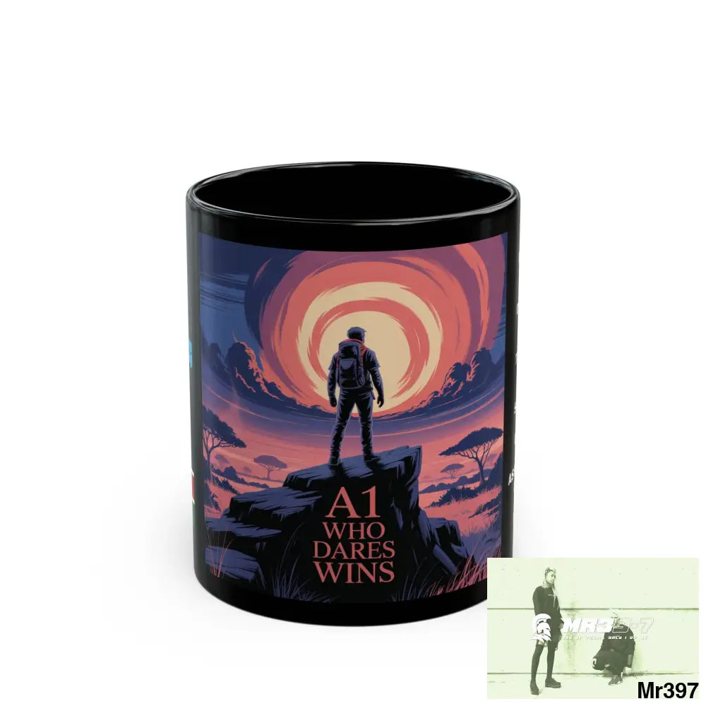 A Who Dares Wins Tactical SAS Kenya 2015 trip AI Blog no4 Themed 11oz Black Mug GB 11oz Mug