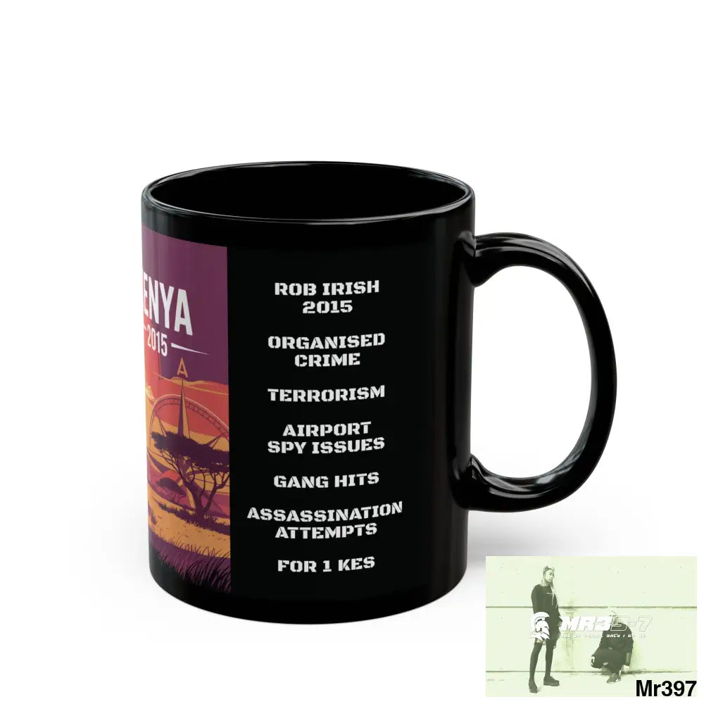 A Who Dares Wins Tactical SAS Kenya 2015 trip AI Blog no5 Themed 11oz Black Mug GB 11oz Mug