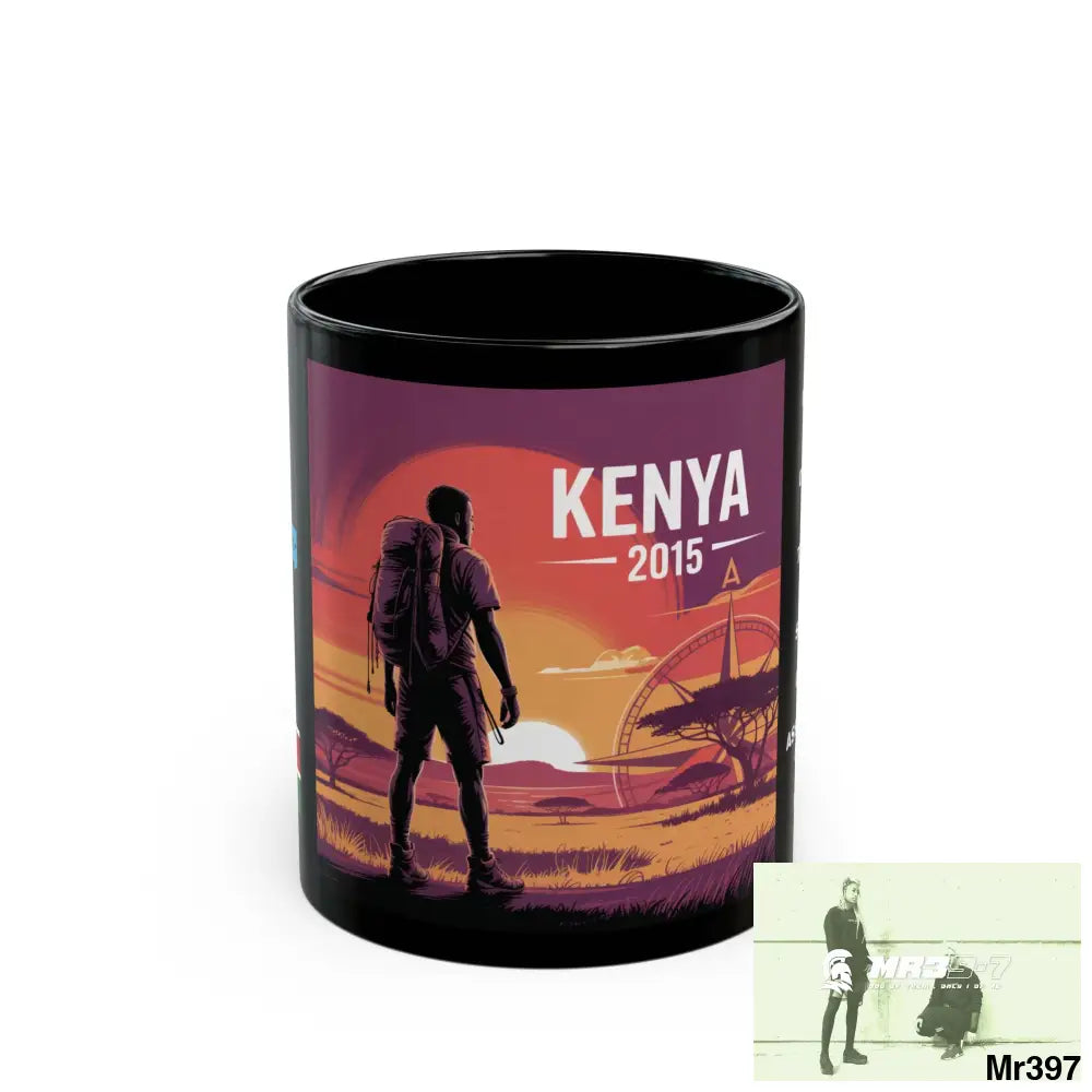 A Who Dares Wins Tactical SAS Kenya 2015 trip AI Blog no5 Themed 11oz Black Mug GB 11oz Mug