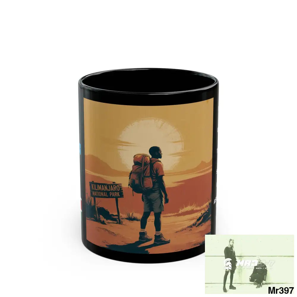 A Who Dares Wins Tactical SAS Kenya 2015 trip AI Blog no7 Themed 11oz Black Mug GB 11oz Mug