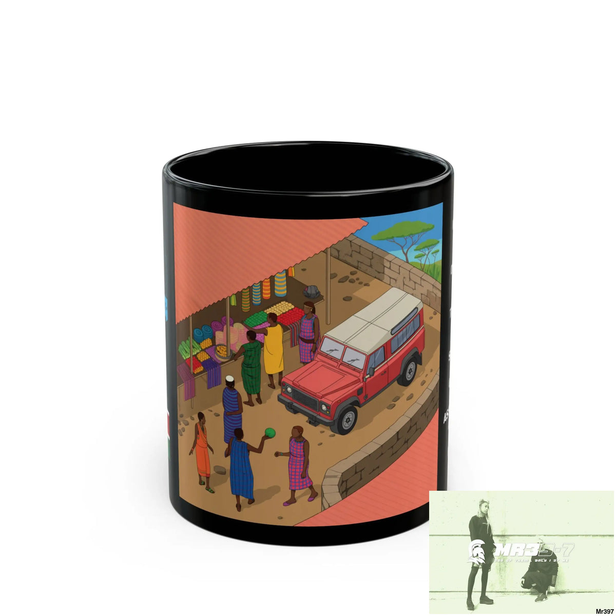 A Who Dares Wins Tactical SAS Kenya 2015 trip AI Blog no8 Themed 11oz Black Mug GB 11oz Mug