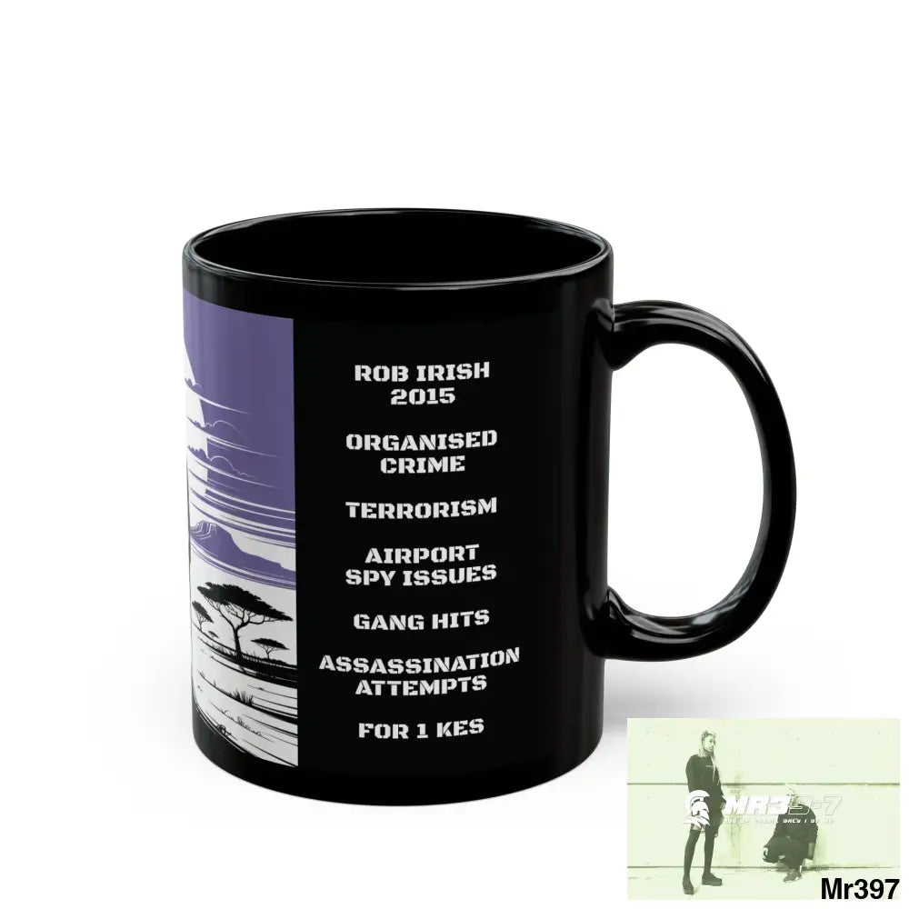 A Who Dares Wins Tactical SAS Kenya 2015 trip AI Blog no9 Themed 11oz Black Mug GB 11oz Mug