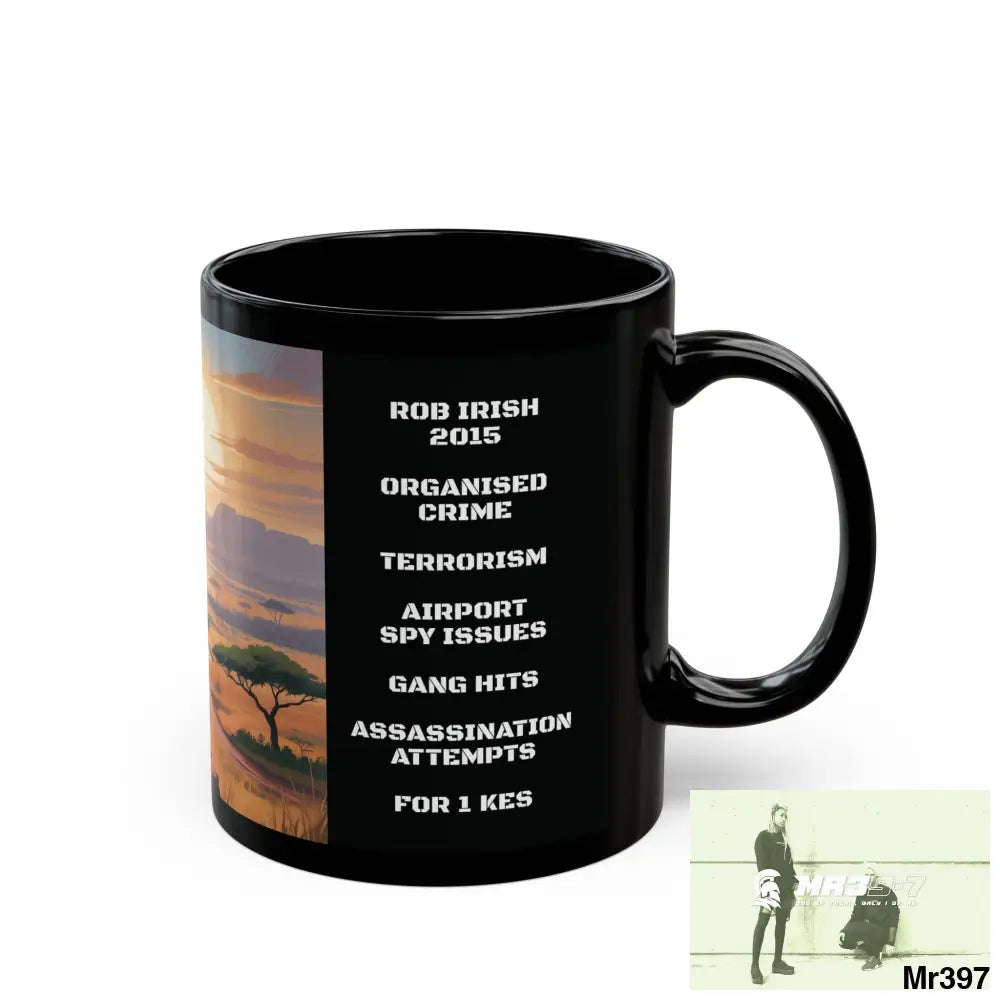 A Who Dares Wins Tactical SAS Kenya 2015 trip AI Blog Themed 11oz Black Mug GB 11oz Mug