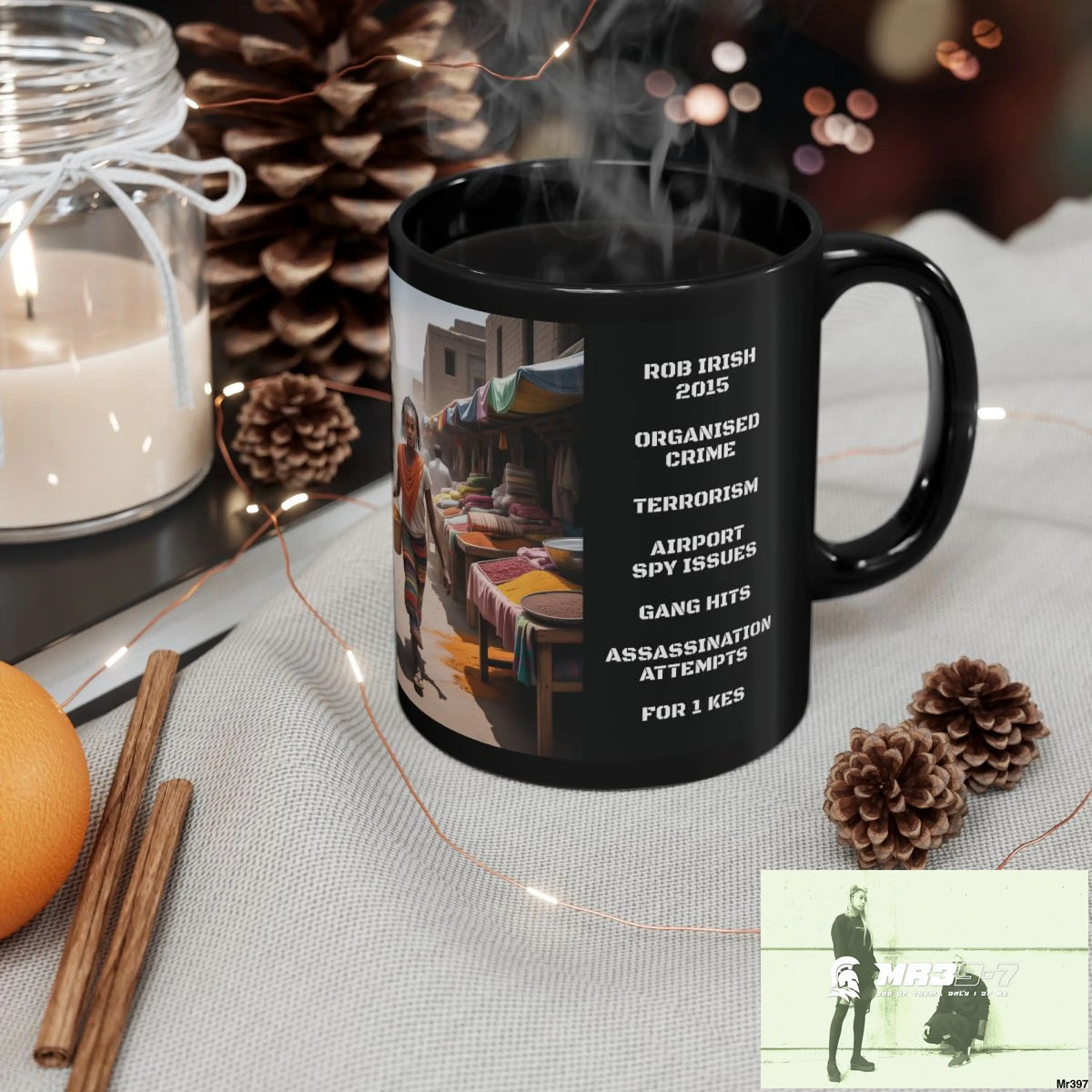 A Who Dares Wins Tactical SAS Kenya 2015 trip AI Themed 11oz Black Mug GB 11oz Mug