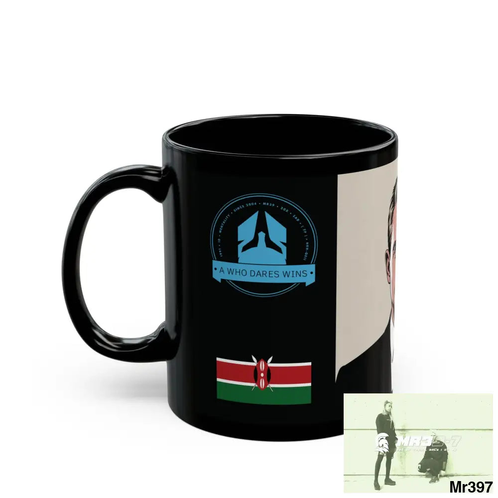 A Who Dares Wins Tactical SAS Kenya 2015 trip New AI Blog no10 Banksy inspired Themed 11oz Black Mug GB 11oz Mug