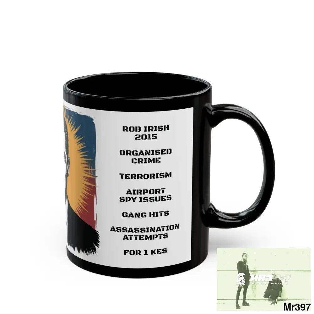 A Who Dares Wins Tactical SAS Kenya 2015 trip New AI Blog no11 Banksy inspired Themed 11oz Black Mug GB 11oz Mug