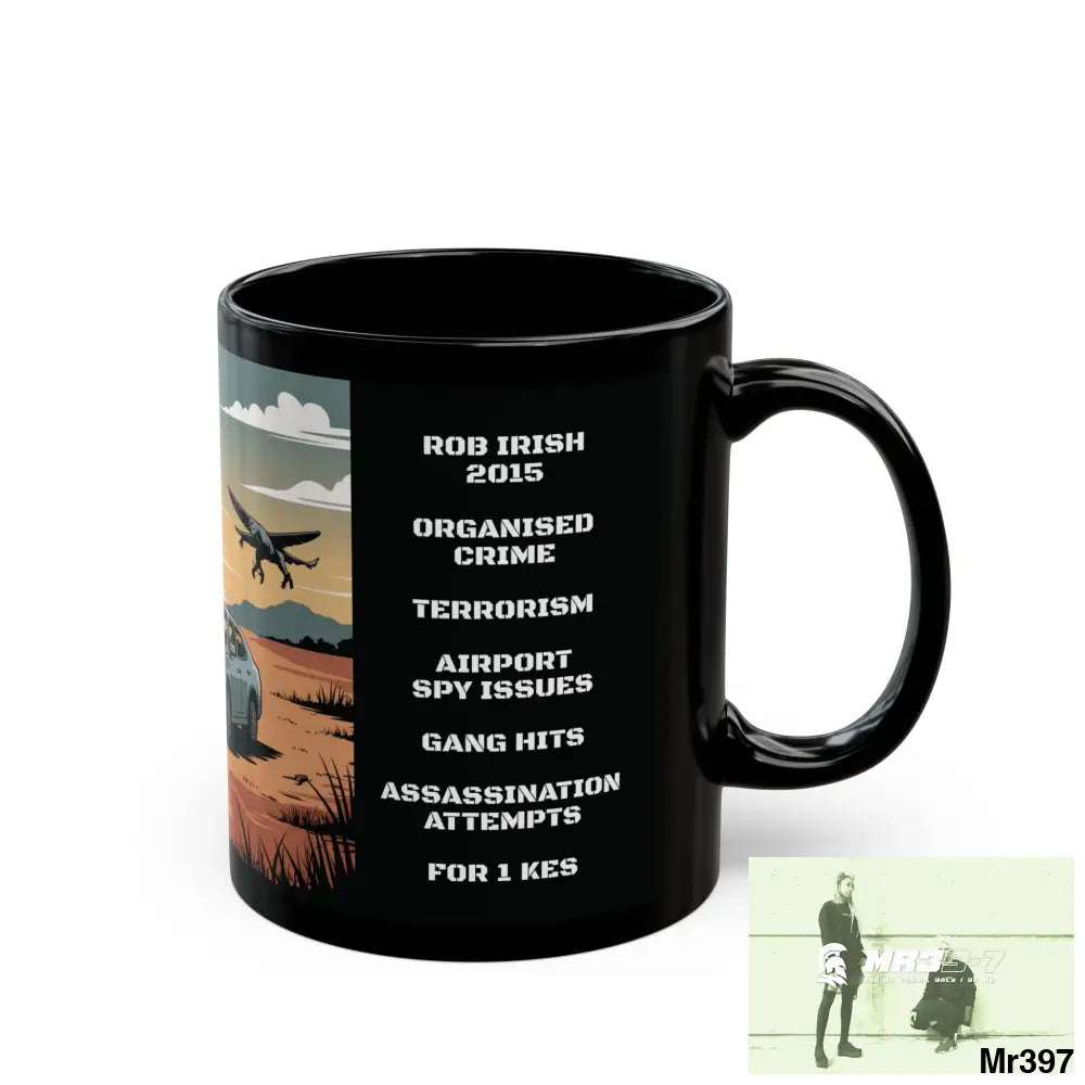 A Who Dares Wins Tactical SAS Kenya 2015 trip New AI Blog no14 Banksy inspired Themed 11oz Black Mug GB 11oz Mug