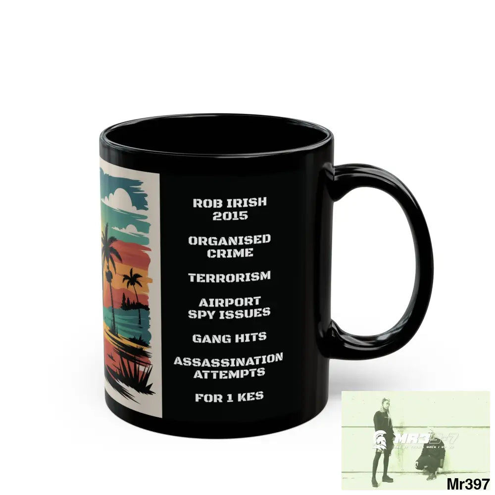 A Who Dares Wins Tactical SAS Kenya 2015 trip New AI Blog no16 Banksy inspired Themed 11oz Black Mug GB 11oz Mug