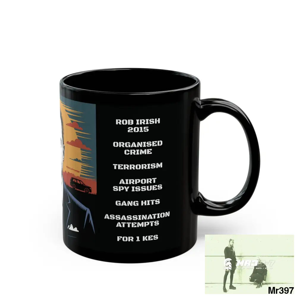 A Who Dares Wins Tactical SAS Kenya 2015 trip New AI Blog no19 Banksy inspired Themed 11oz Black Mug GB 11oz Mug