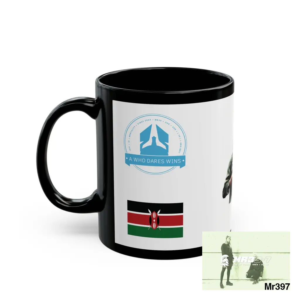 A Who Dares Wins Tactical SAS Kenya 2015 trip New AI Blog no5 Themed 11oz Black Mug GB 11oz Mug