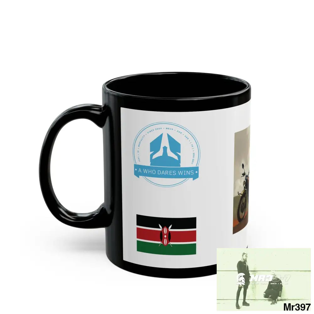A Who Dares Wins Tactical SAS Kenya 2015 trip New AI Blog no8 Themed 11oz Black Mug GB 11oz Mug
