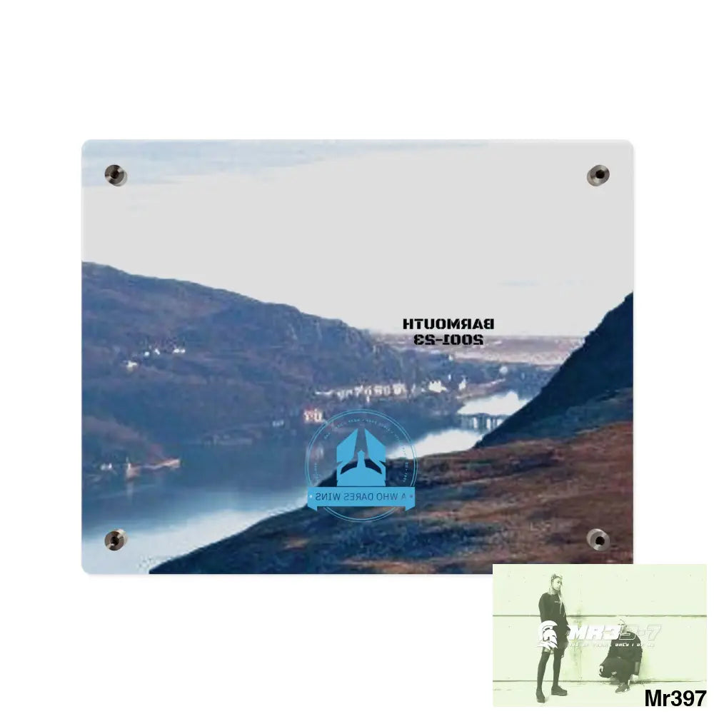 A Who Dares Wins Tactical shot of (Barmouth 2001-2024) via Cadair Idris Acrylic Wall Art Panels Home Decor