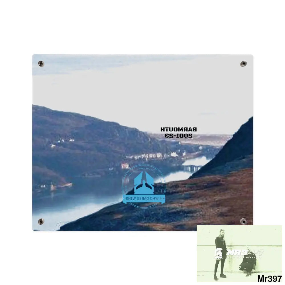 A Who Dares Wins Tactical shot of (Barmouth 2001-2024) via Cadair Idris Acrylic Wall Art Panels Home Decor