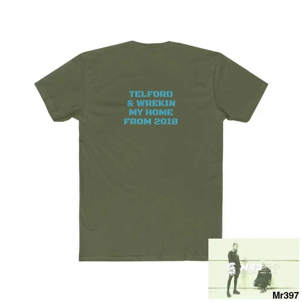 A Who Dares Wins Telford & Wrekin -My home 2018 - Men’s Cotton Crew Tee T-Shirt