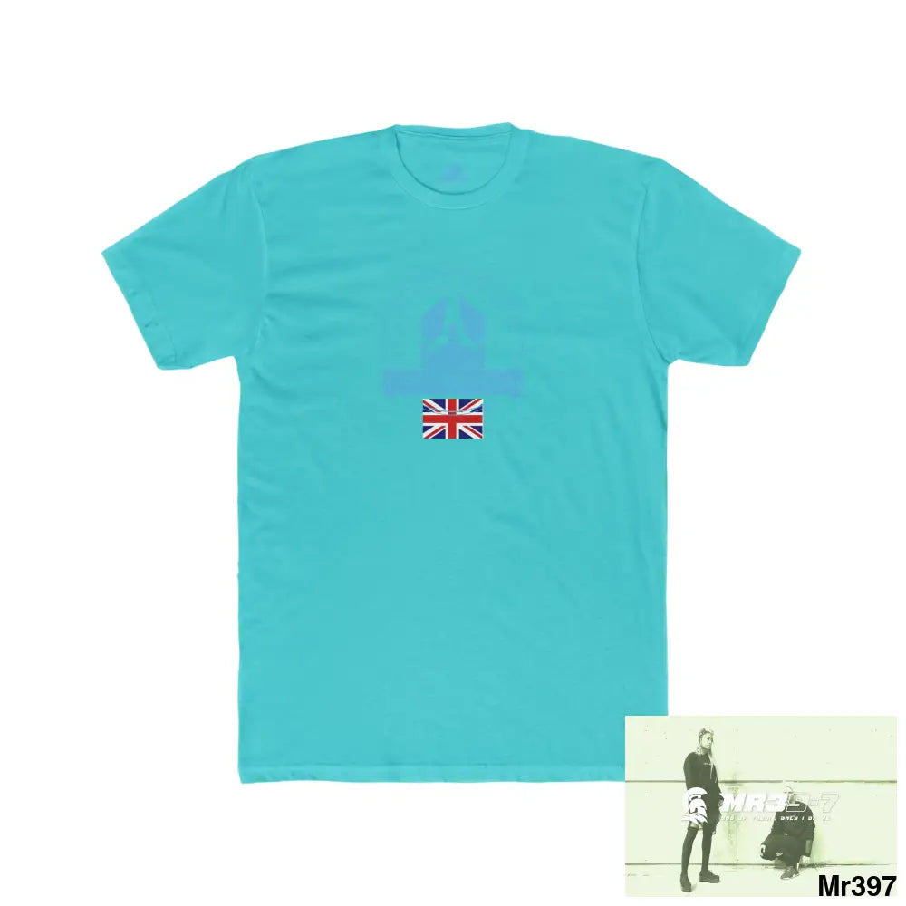 A Who Dares Wins Thailand 2008 Koh Charg beer n bikes tits up Men’s Cotton Crew Tee Solid Tahiti Blue / S T-Shirt