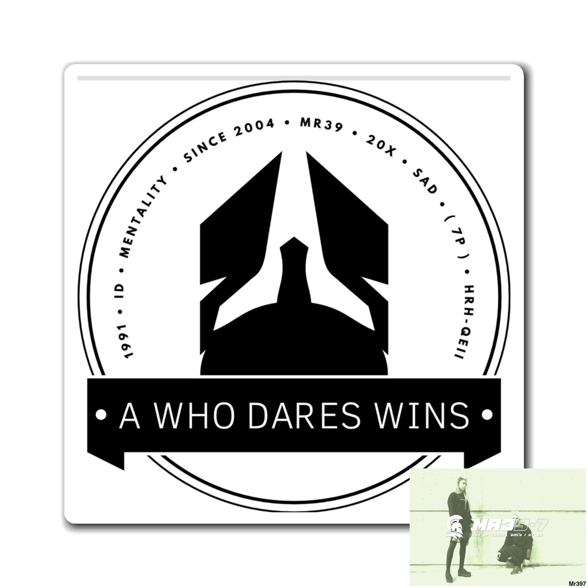 A Who Dares Wins Vigilante Magnet 4’’ × 4’’ Paper products