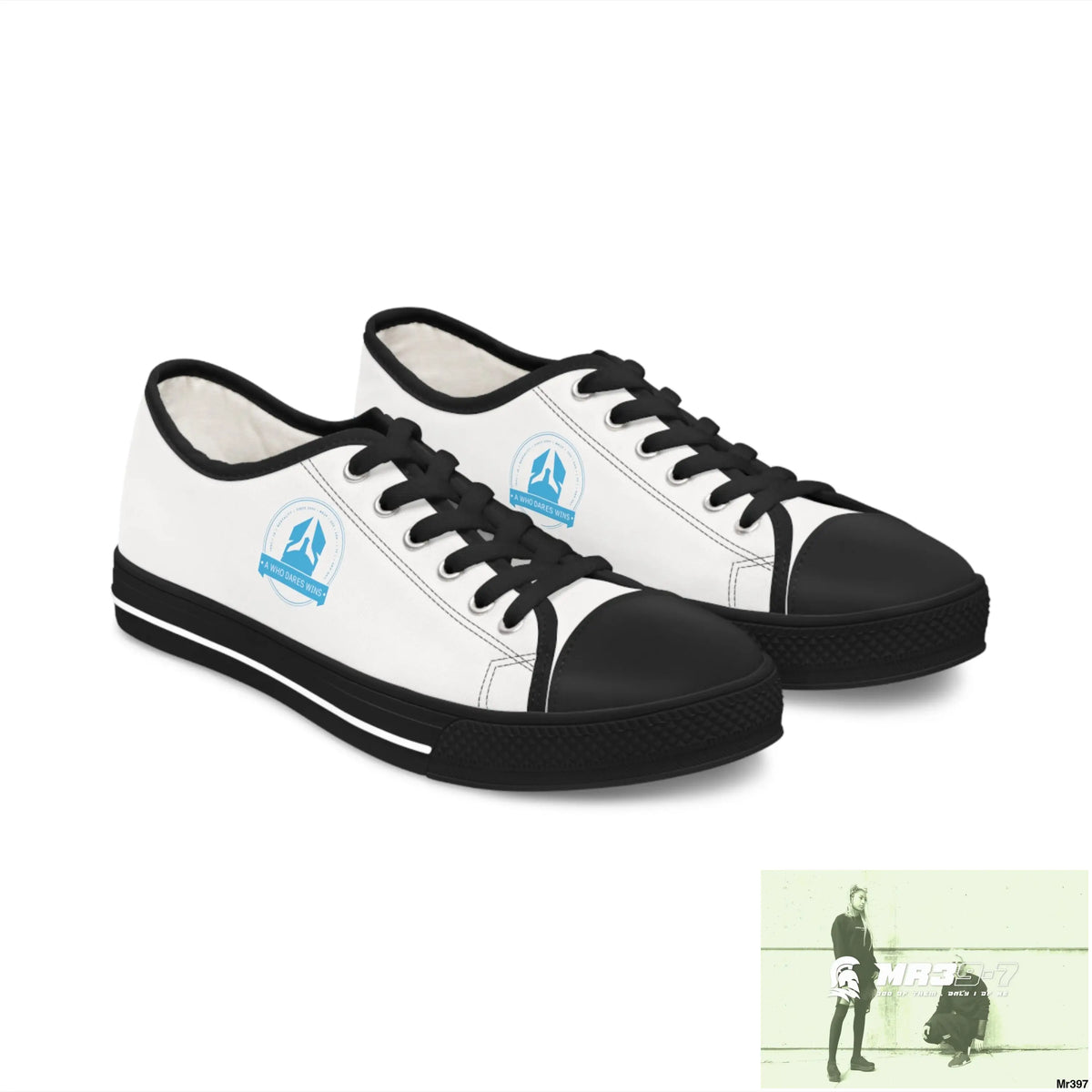 A Who Dares Wins Women’s Low Top Sneakers US 5.5 / Black sole Shoes
