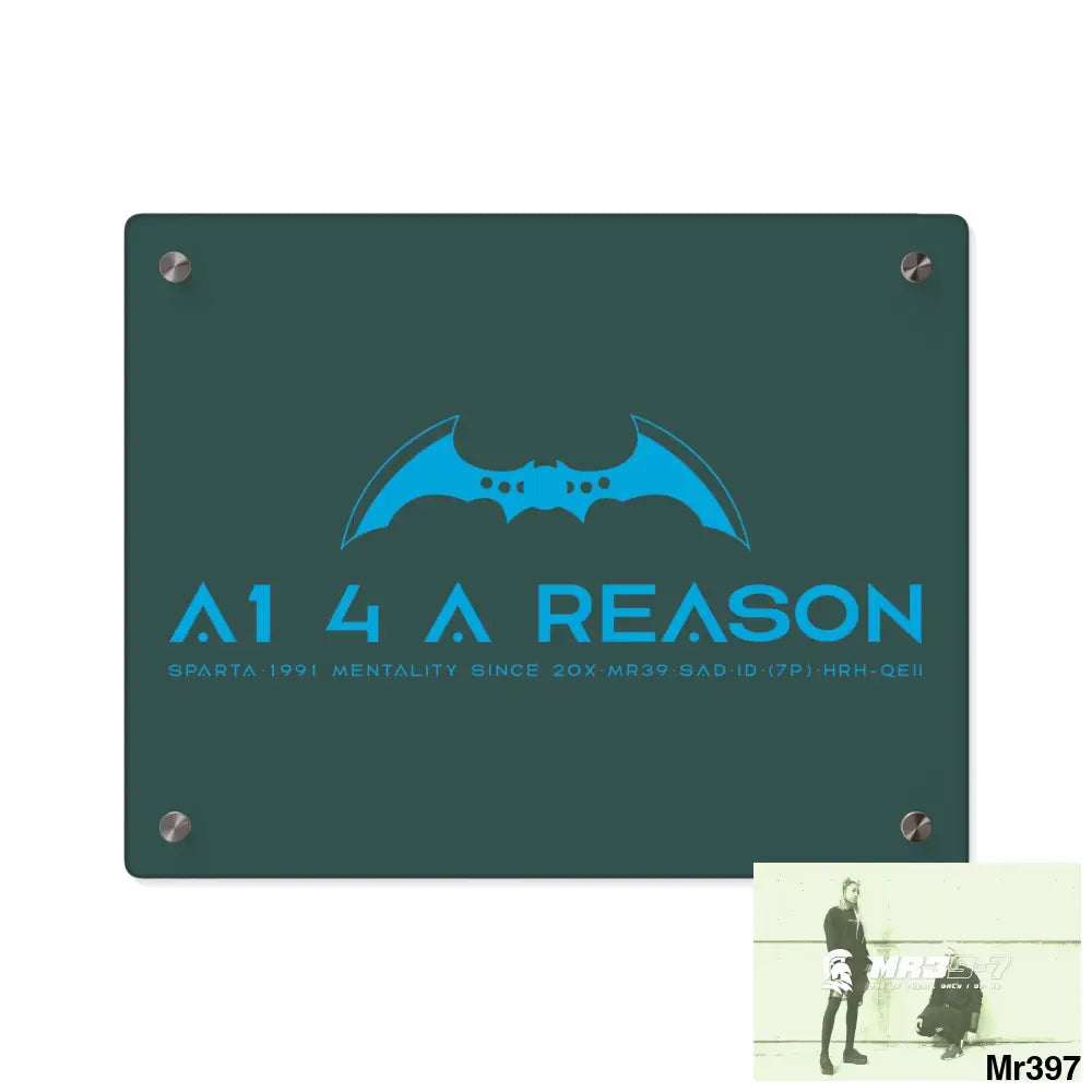 A1 4 A Reason Acrylic Wall Art Panels 14″ x 11″ (Horizontal) / 0.25’’ Home Decor