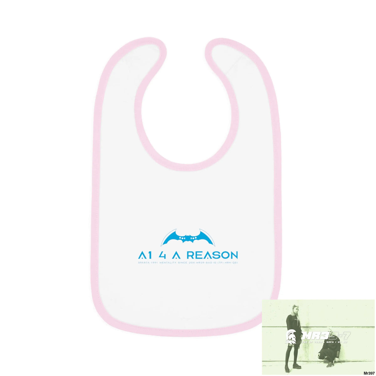 A1 4 A Reason Baby Contrast Trim Jersey Bib Kids clothes