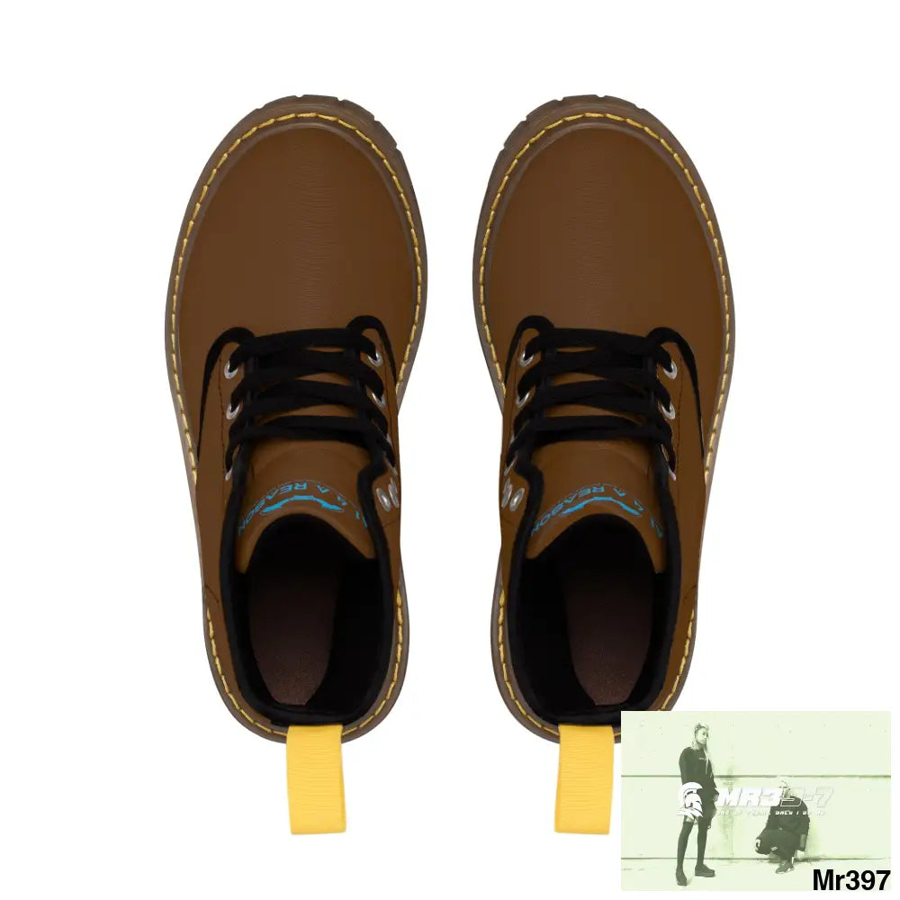 A1 4 A Reason Black Canvas Boots Shoes